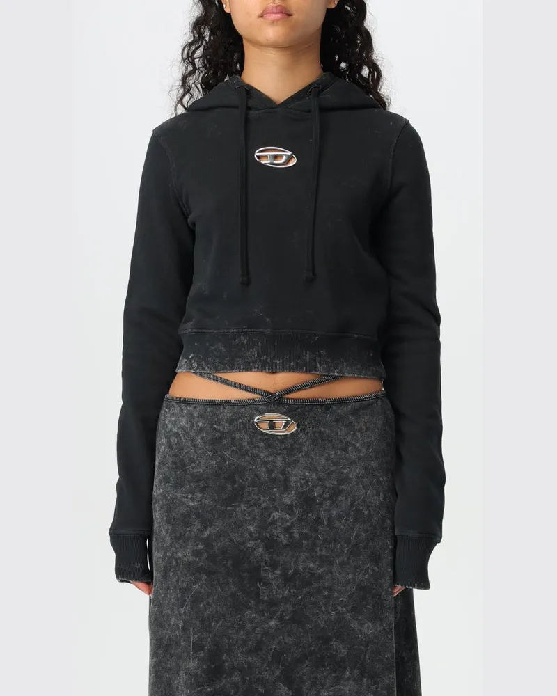 Diesel Sweatshirt damen Schwarz