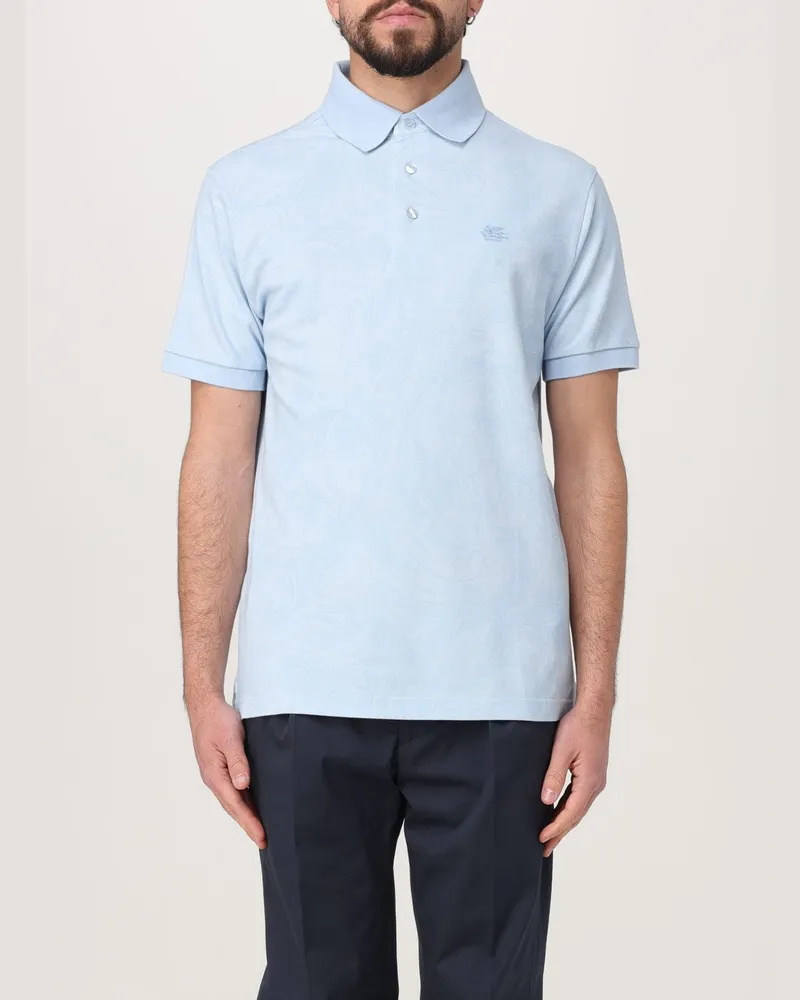 Etro Polo herren Hellblau