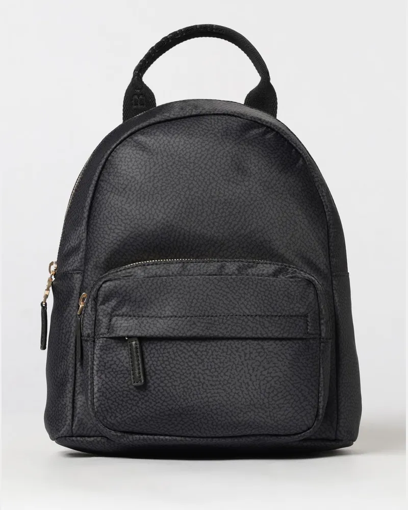 Borbonese Rucksack damen Schwarz