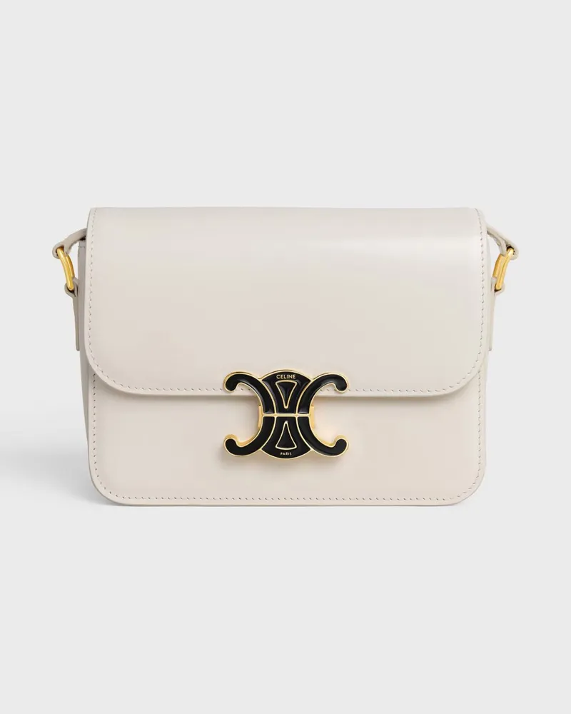 Celine Schultertasche damen Weiß