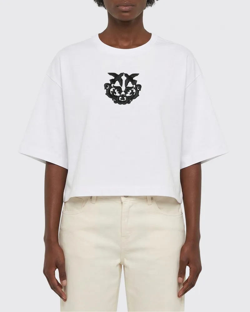 Pinko T-shirt damen Weiss