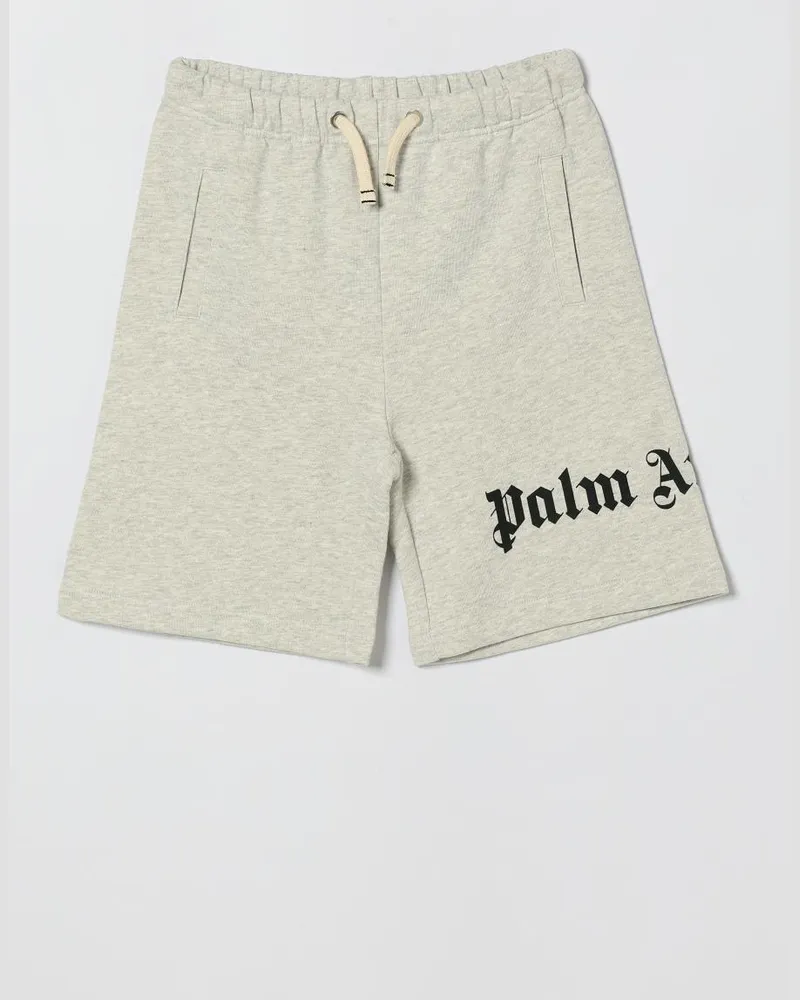 Palm Angels Baumwoll-Jogging-Shorts mit Logo Grau