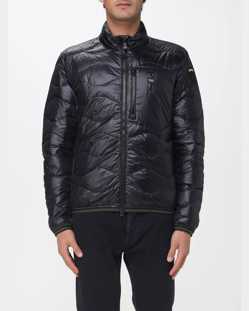 Blauer Jacke herren Schwarz