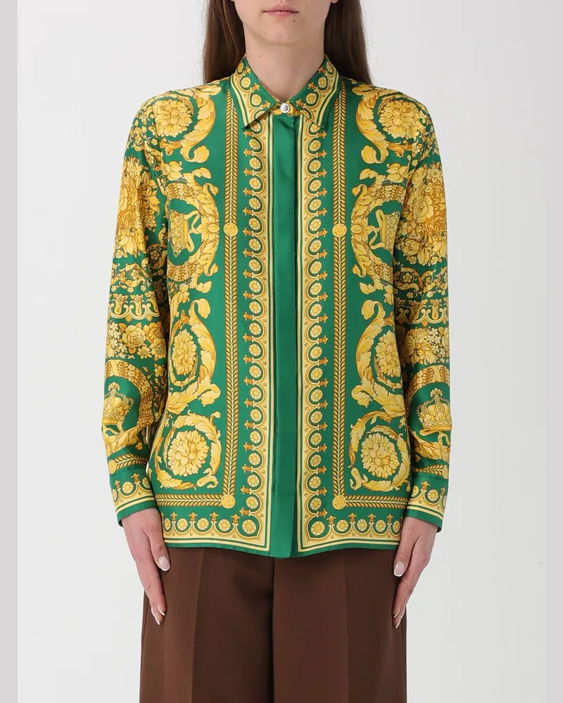 Versace Hemdbluse damen Emerald