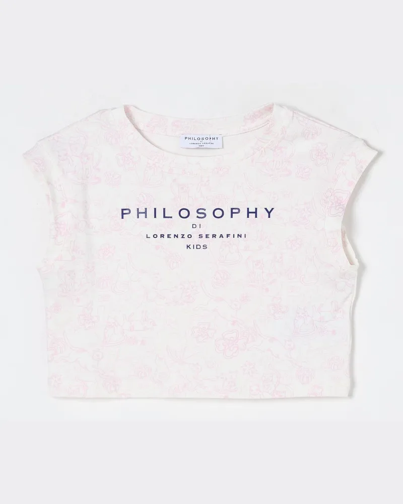 Philosophy Di Lorenzo Serafini T-shirt kinder Cream