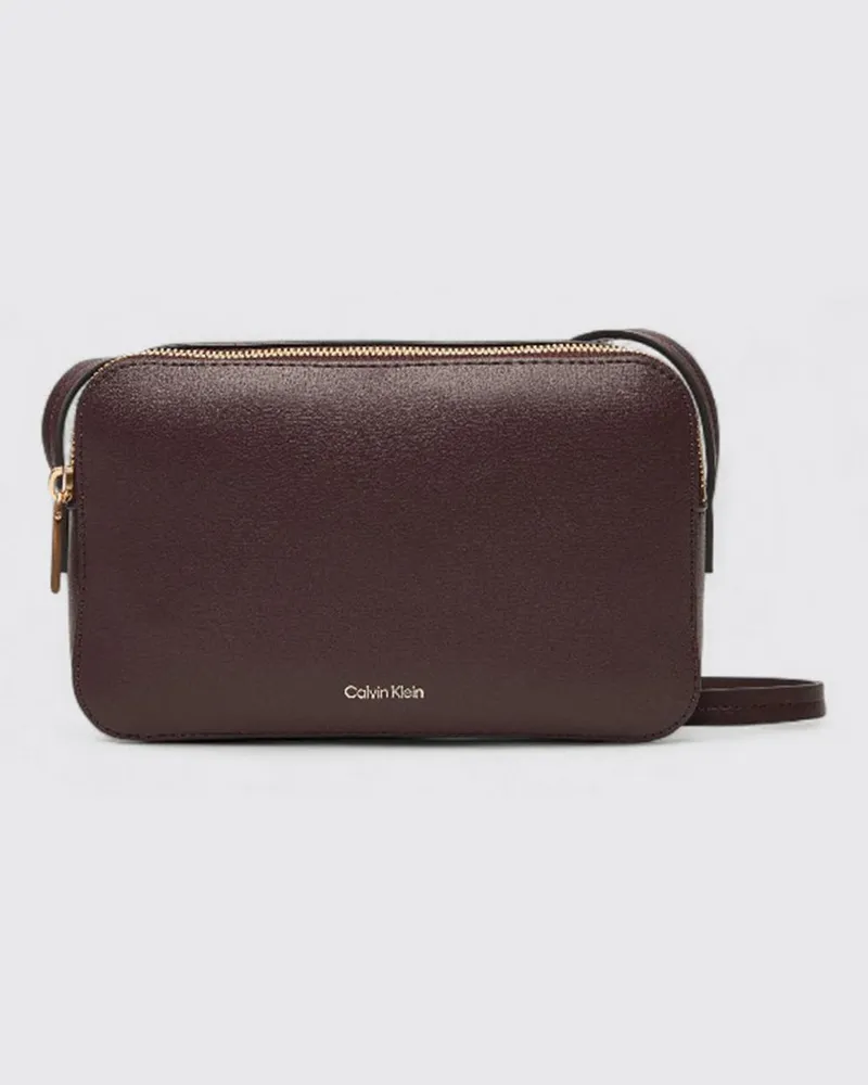 Calvin Klein Minitasche damen Burgunderrot
