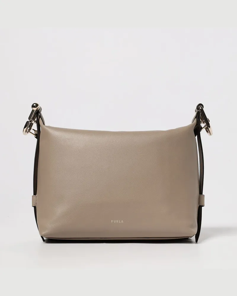 Furla Schultertasche damen Grau