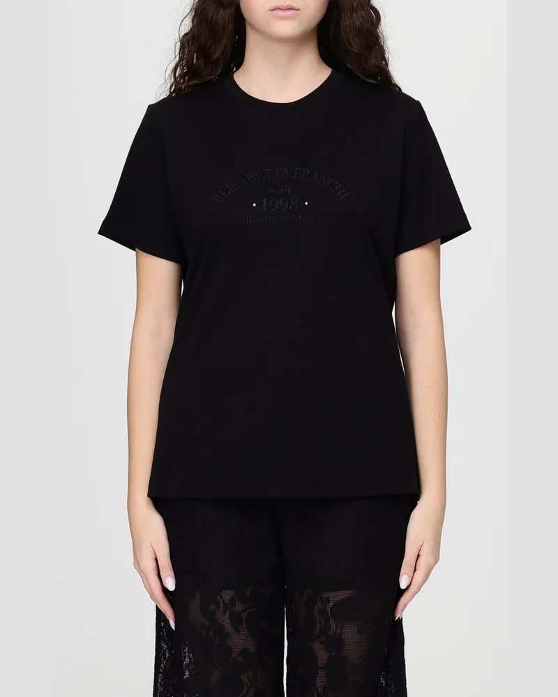 Elisabetta Franchi T-shirt damen Schwarz