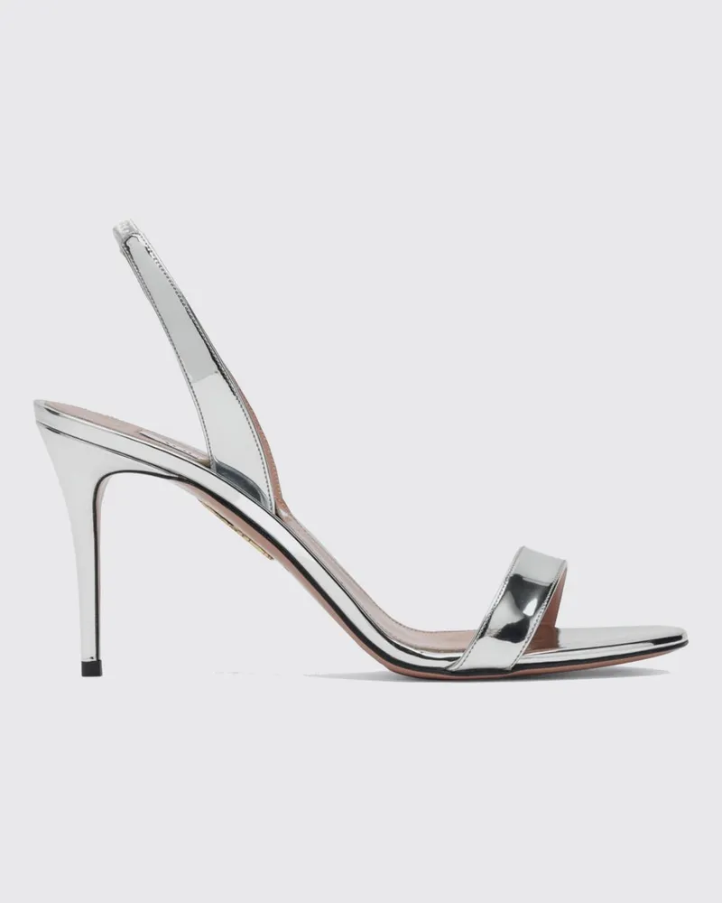 Aquazzura Sandalen mit absatz damen Silber