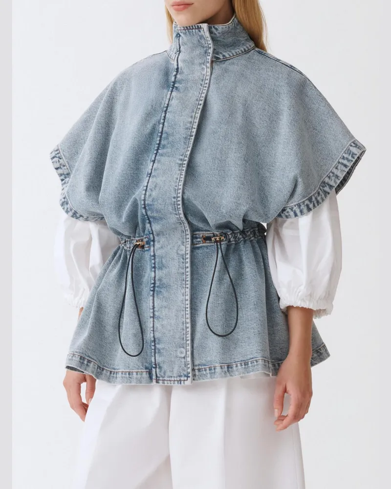 Fabiana Filippi Mantel damen Hellblau