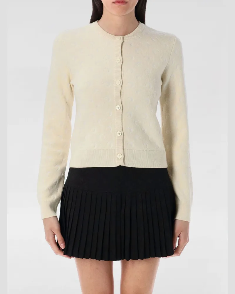 Marine Serre Pullover damen Beige
