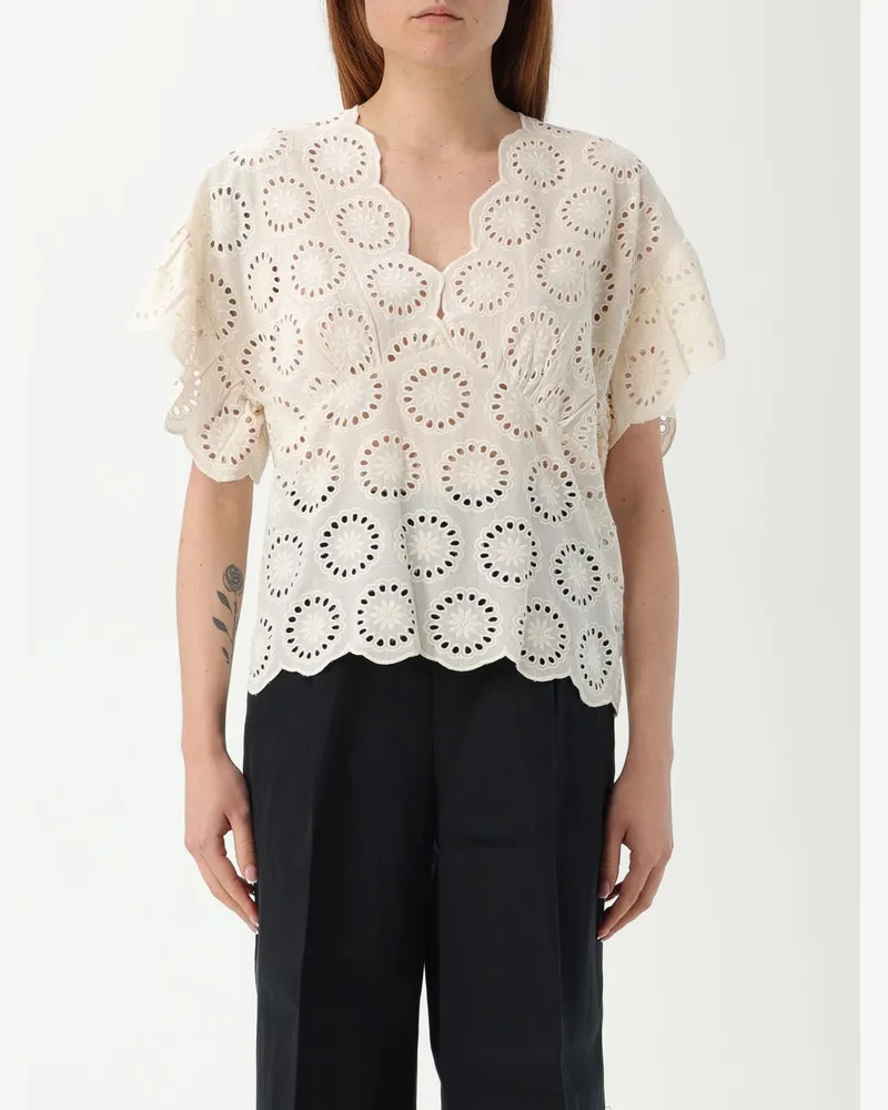 Twin-Set Top damen Weiß