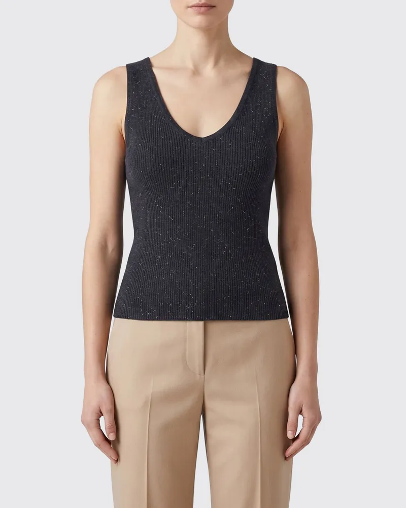 Brunello Cucinelli Top damen Blau