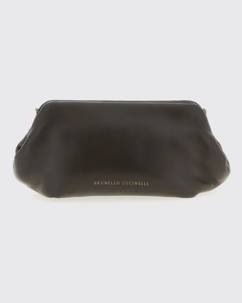 Brunello Cucinelli Schultertasche damen Braun