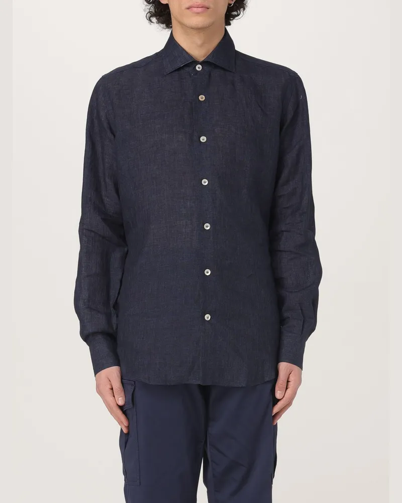 Eleventy Hemd herren Blau