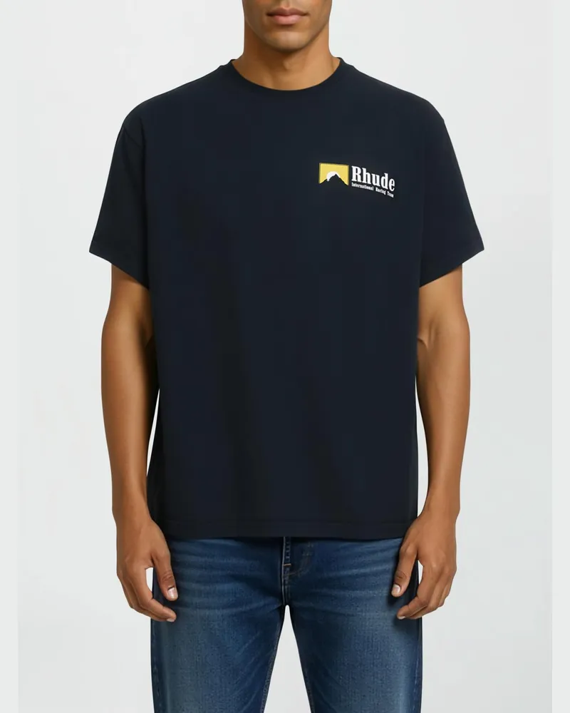 RHUDE T-shirt herren Schwarz