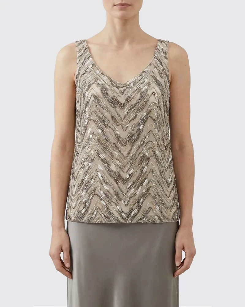 Brunello Cucinelli Top damen Weiß