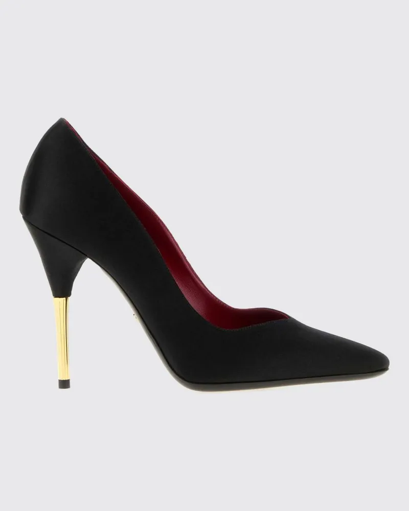 Valentino Garavani Spitze Stiletto-Pumps aus Satin mit hohem Absatz Schwarz