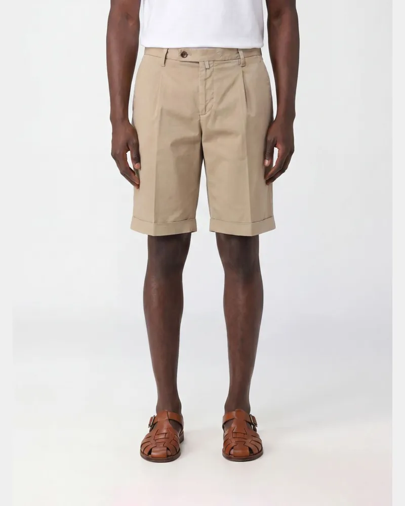 Briglia 1949 Maßgeschneiderte Baumwollshorts Beige