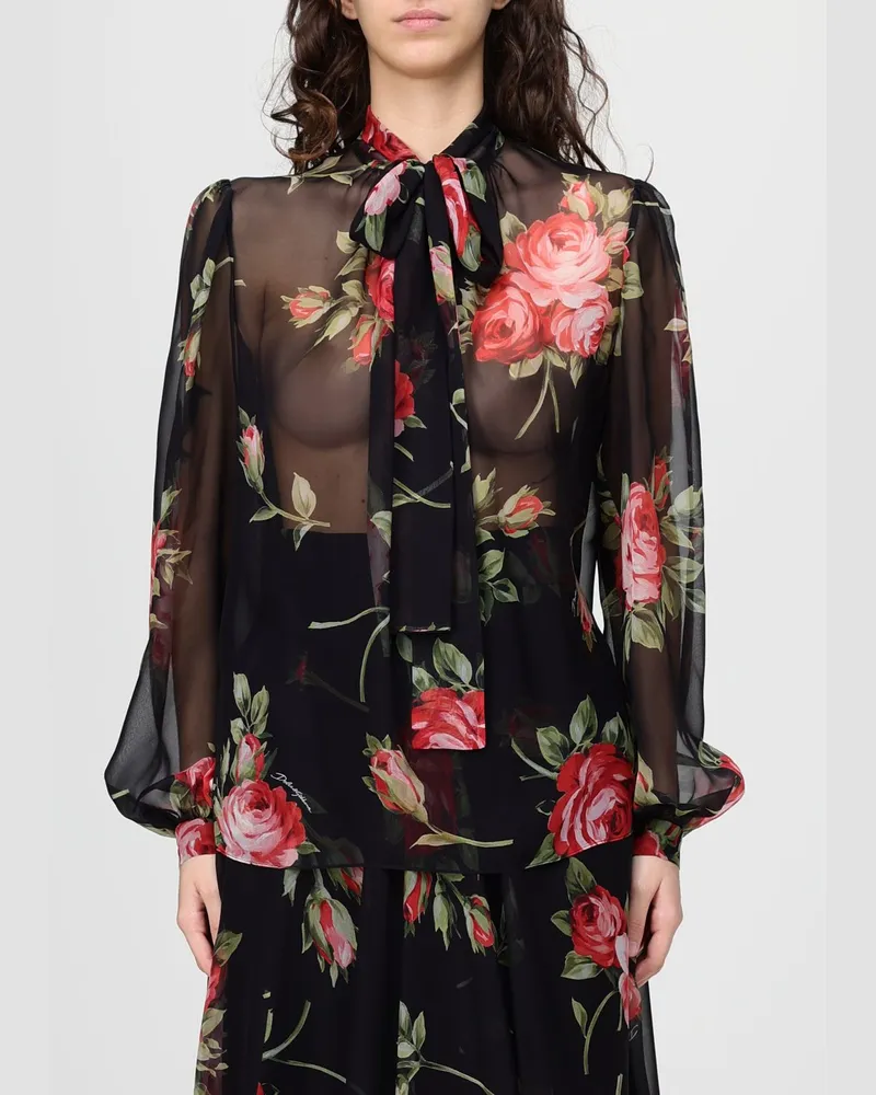 Dolce & Gabbana Hemdbluse damen Dolce & Gabbana Schwarz