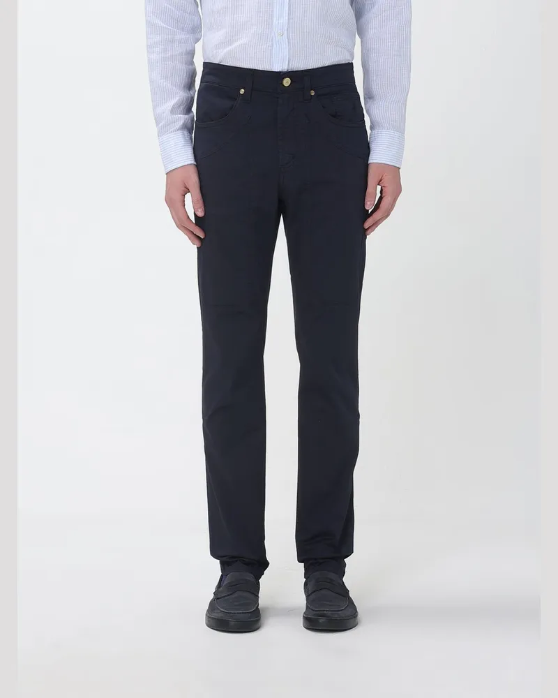 Jeckerson John Slim Fit Stretch-Baumwollhose Blau