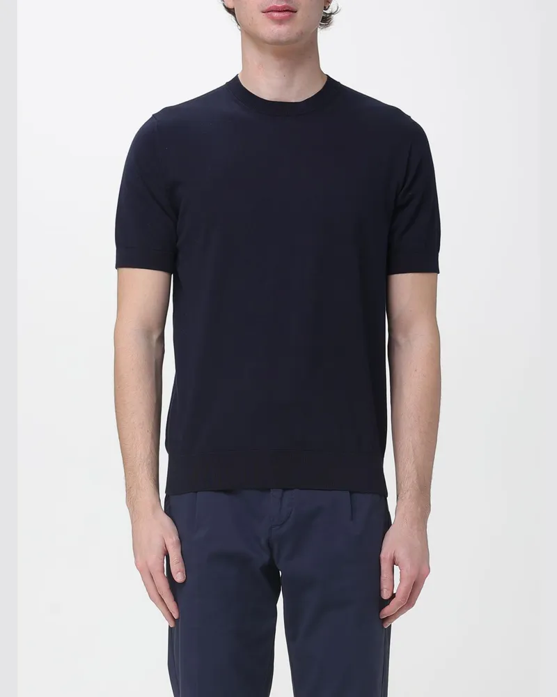 Paolo Pecora Milano Pullover herren Blau