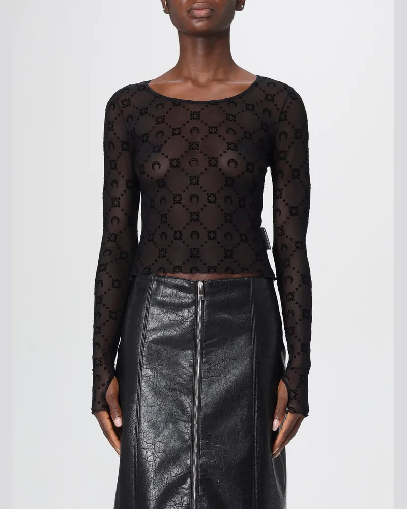 Marine Serre Top damen Schwarz