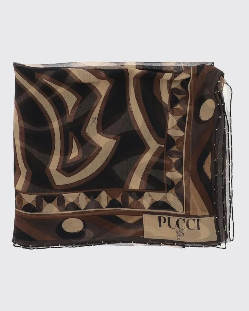 Emilio Pucci Schal damen Schwarz