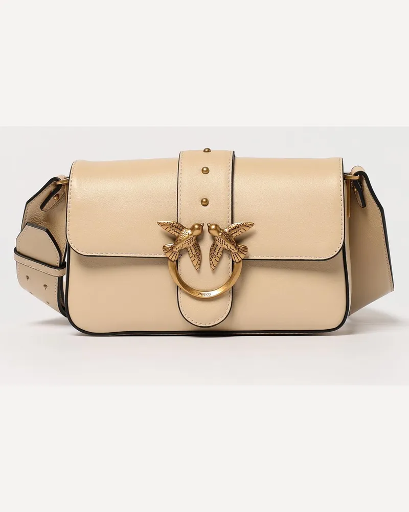 Pinko Schultertasche damen Beige