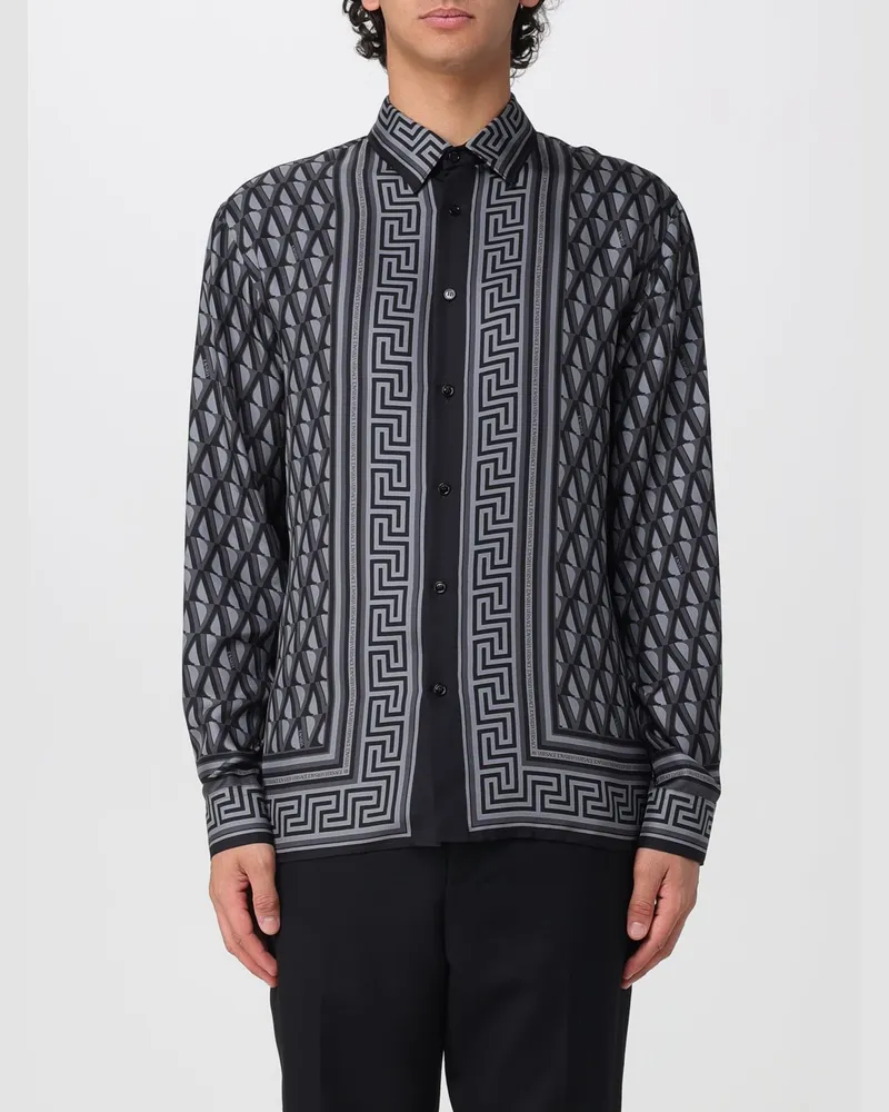 Versace Hemd herren Charcoal