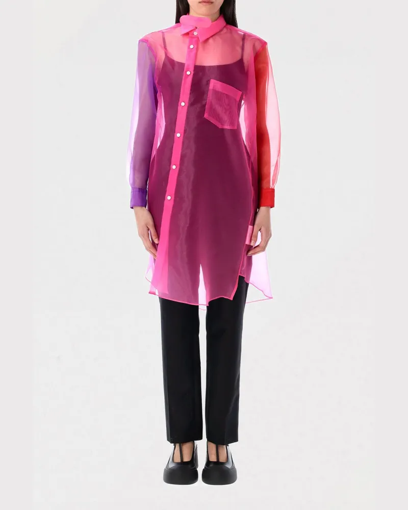 Comme des Garçons T-shirt damen Fuchsia