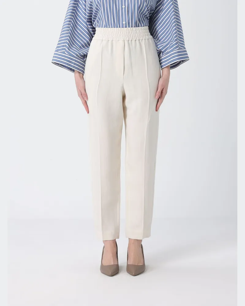 Brunello Cucinelli Hose damen Sand