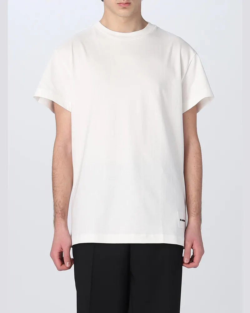 Jil Sander T-shirt herren Weiß