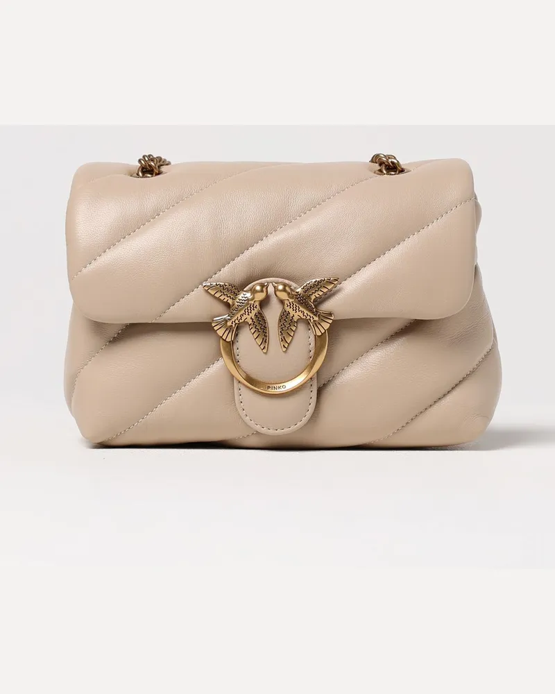 Pinko Schultertasche damen Beige