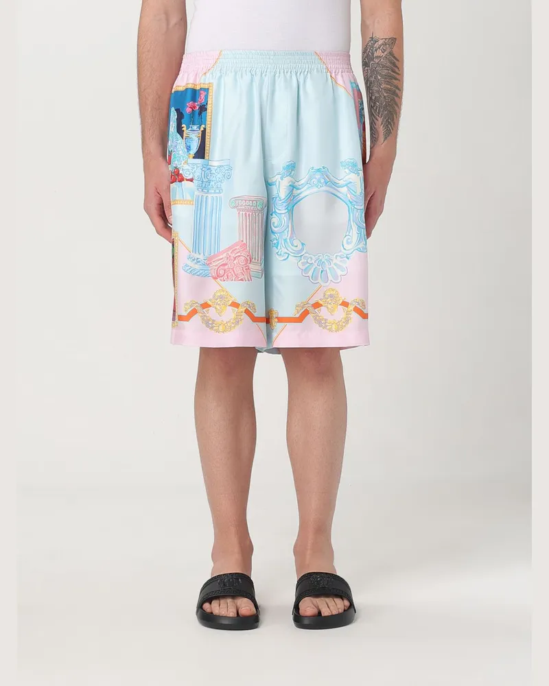 Versace Shorts herren Hellblau