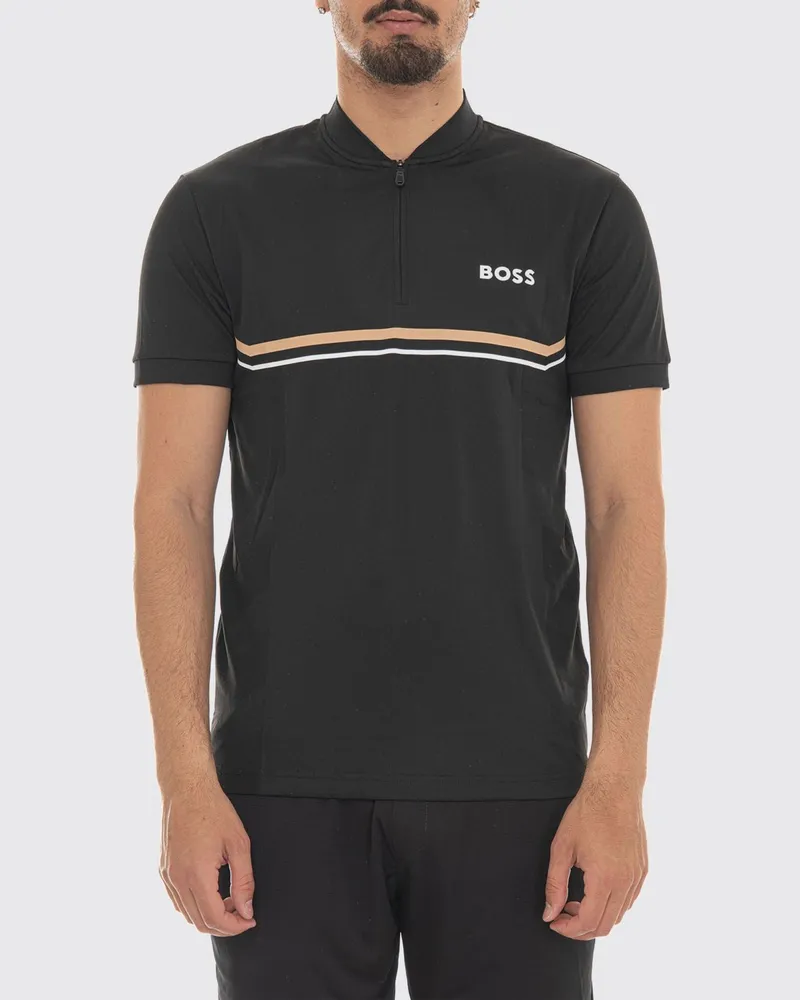 HUGO BOSS Polo herren Schwarz