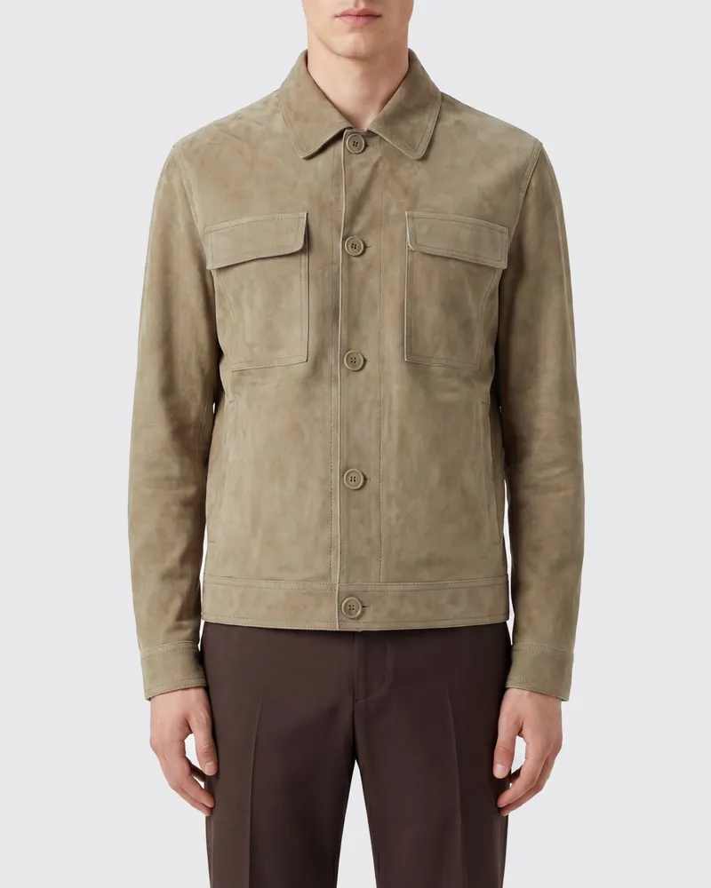 Salvatore Santoro Wildlederjacke Sand