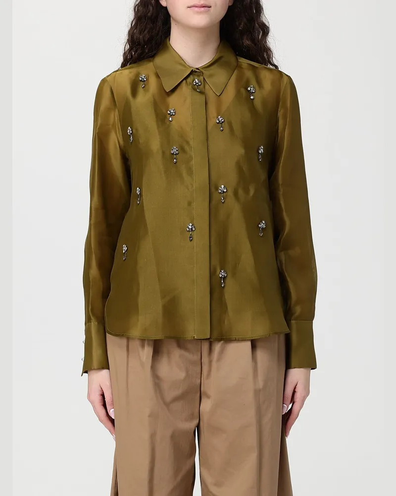 Max Mara Hemdbluse damen Max Mara Olive