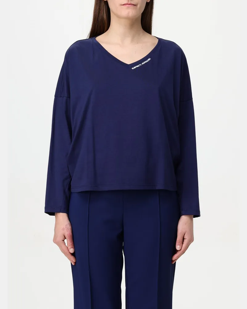 Elisabetta Franchi Pullover damen Blau