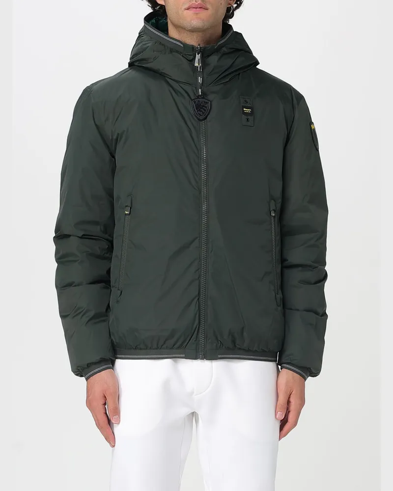 Blauer Jacke herren Grün