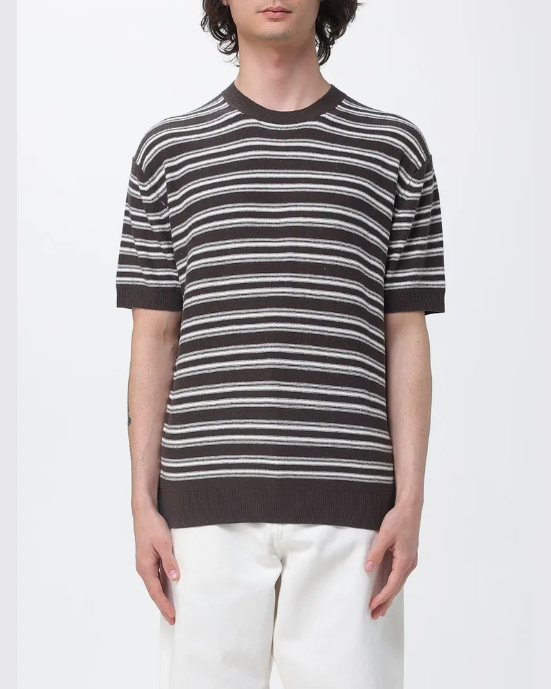 Paolo Pecora Milano T-shirt herren Braun