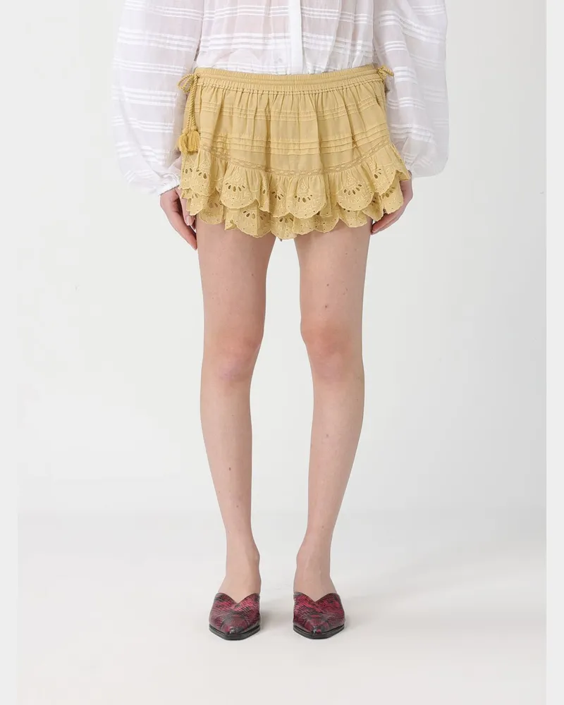 Étoile Isabel Marant Shorts damen Ocker