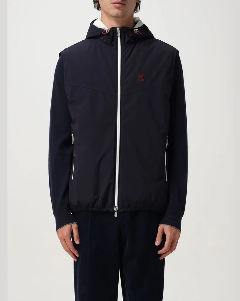 Brunello Cucinelli Jacke herren Blau