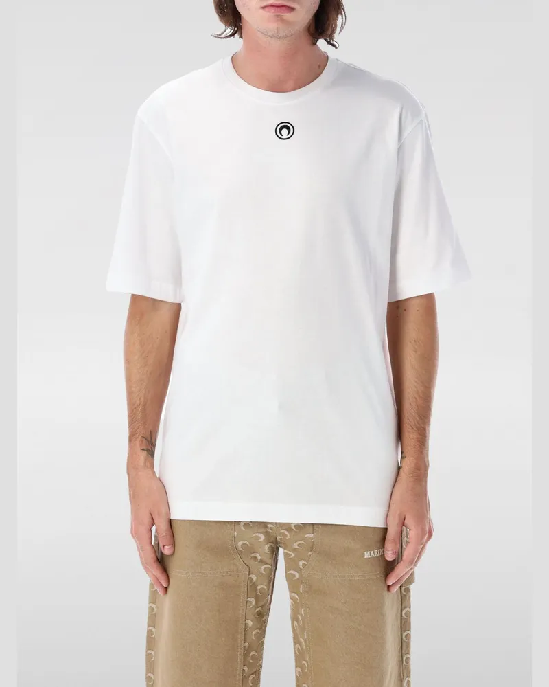 Marine Serre T-shirt herren Weiß