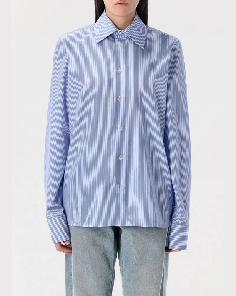 Saint Laurent Hemdbluse damen Blau