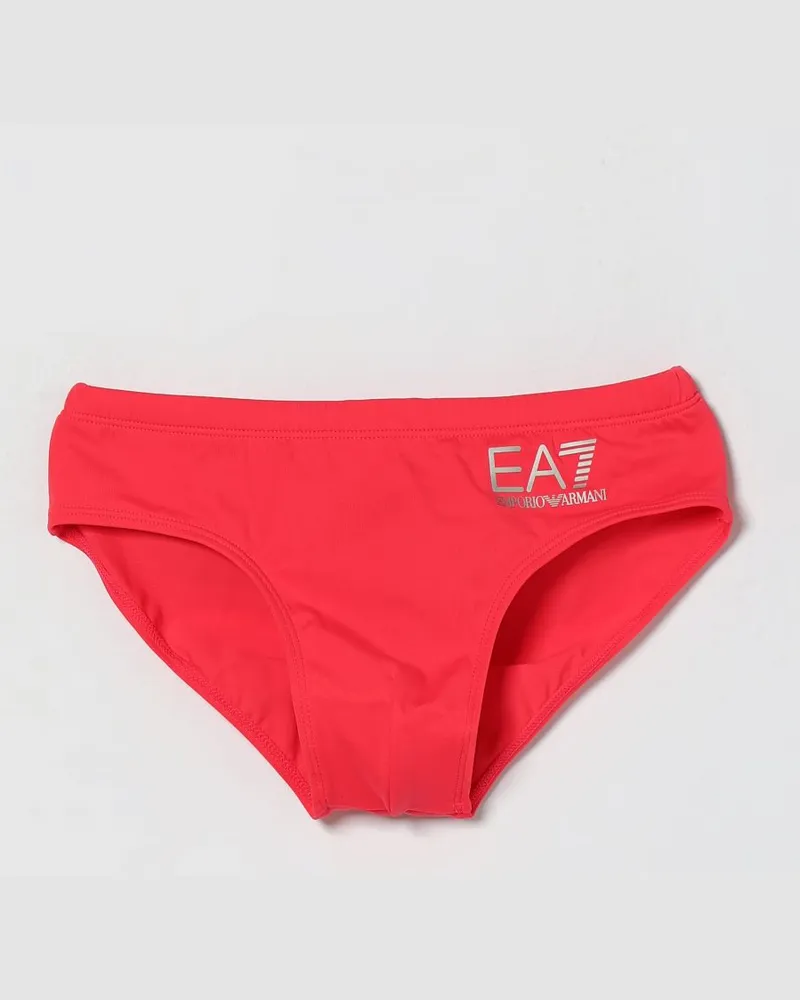 EA7 Bademode kinder Rot
