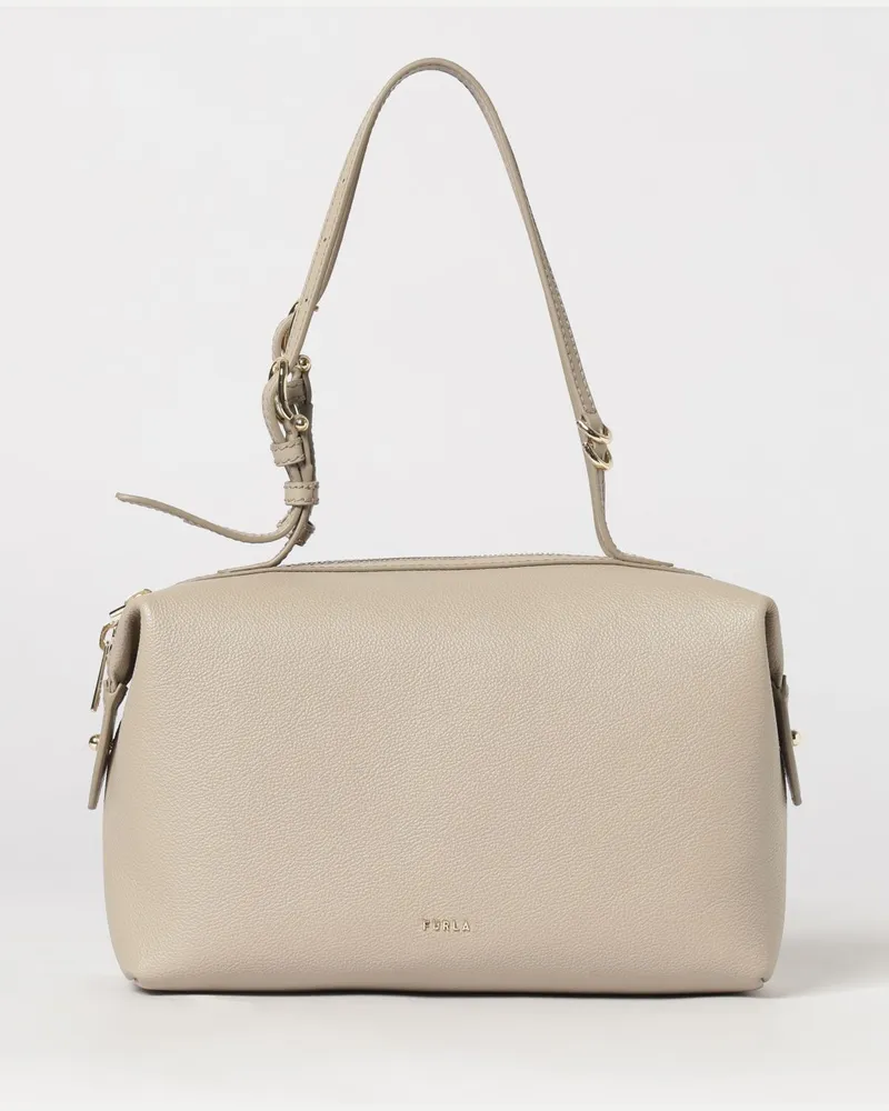 Furla Schultertasche damen Grau