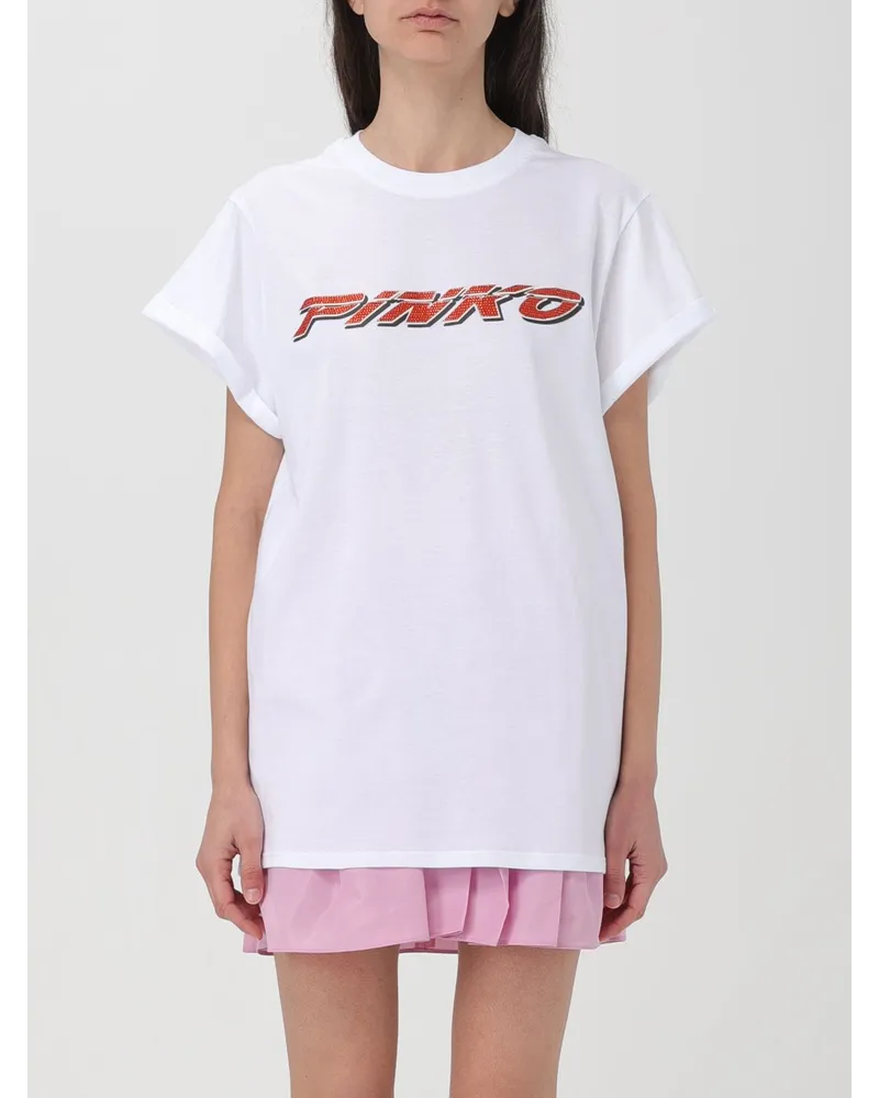 Pinko T-shirt damen Weiß