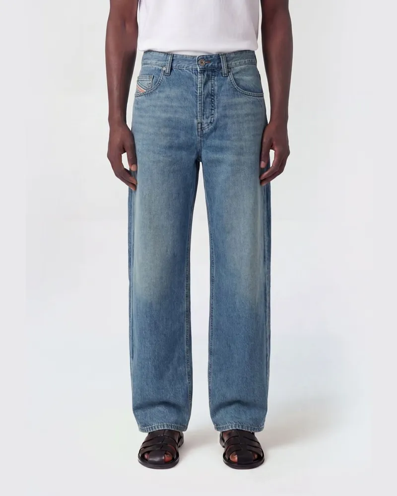 Diesel D-Macro Jeans aus Baumwolldenim Blau