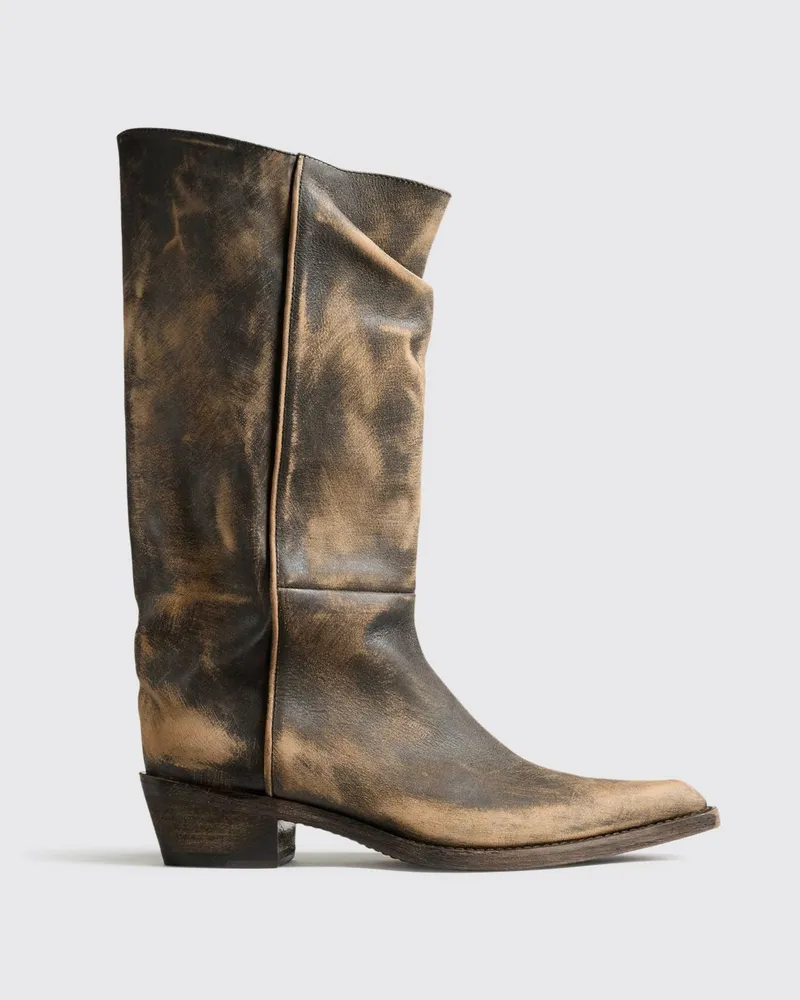 KHAITE Flache stiefeletten damen Schwarz